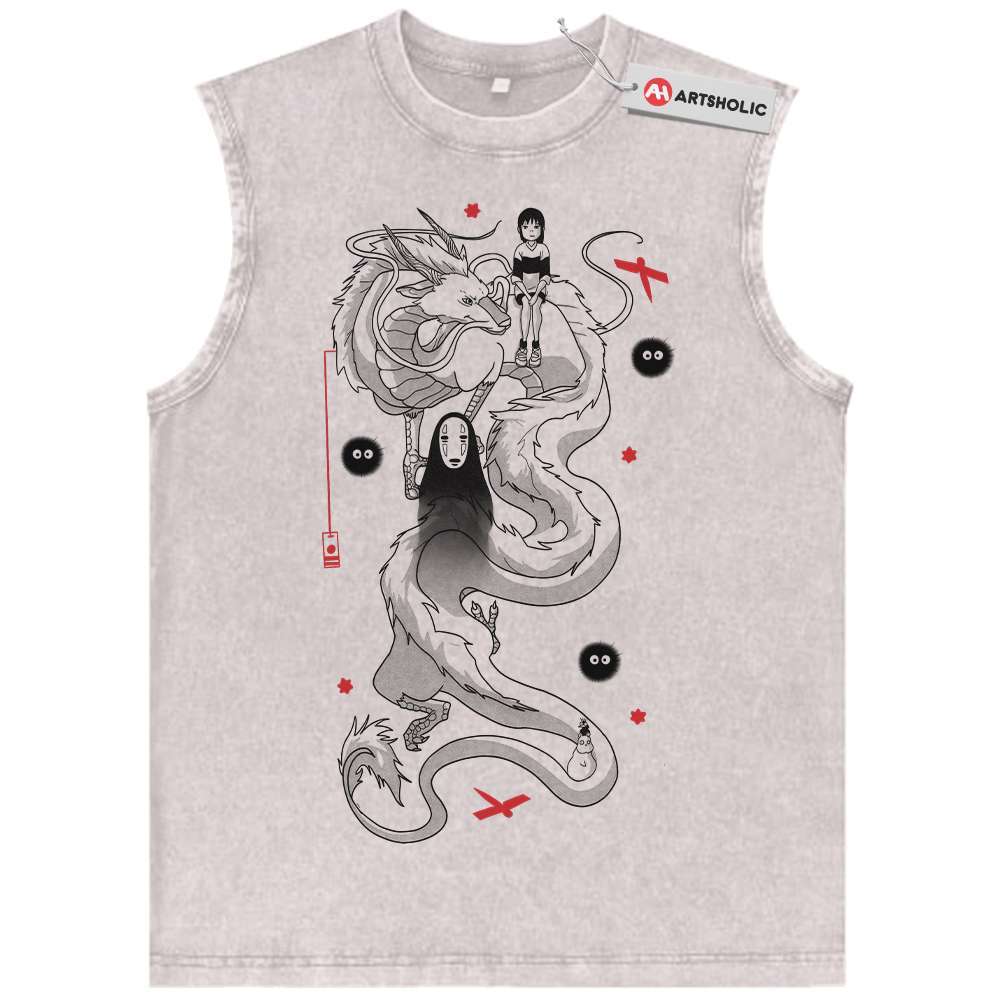 Spirited Away Tank Top, Studio Ghibli Tank Top, Anime Tank Top, Vintage Tank Top