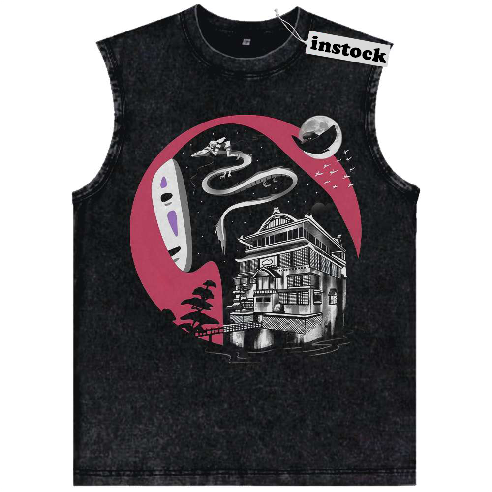 Spirited Away Tank Top, Studio Ghibli Tank Top, Anime Tank Top, Vintage Tank Top