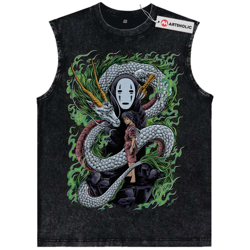 Spirited Away Tank Top, Studio Ghibli Tank Top, Anime Tank Top, Vintage Tank Top