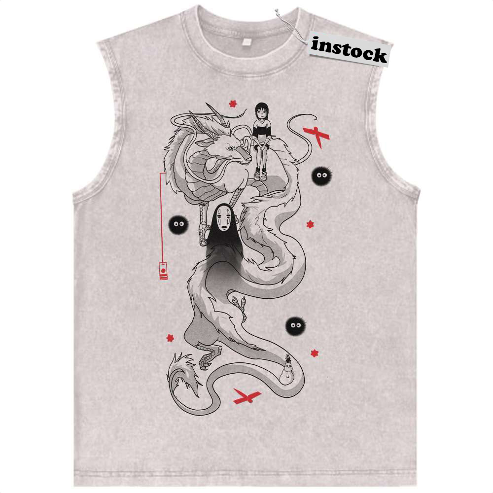 Spirited Away Tank Top, Studio Ghibli Tank Top, Anime Tank Top, Vintage Tank Top