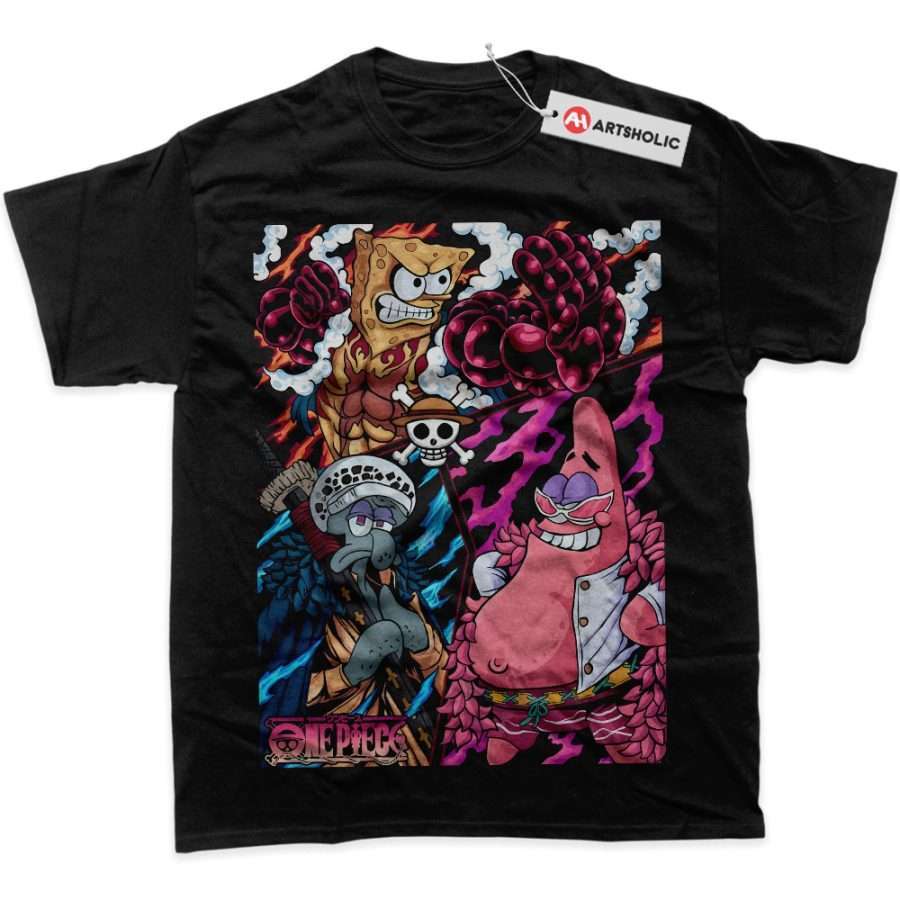 Alternative view of SpongeBob SquarePants Shirt, Animated Shirt, Graphic T-Shirt