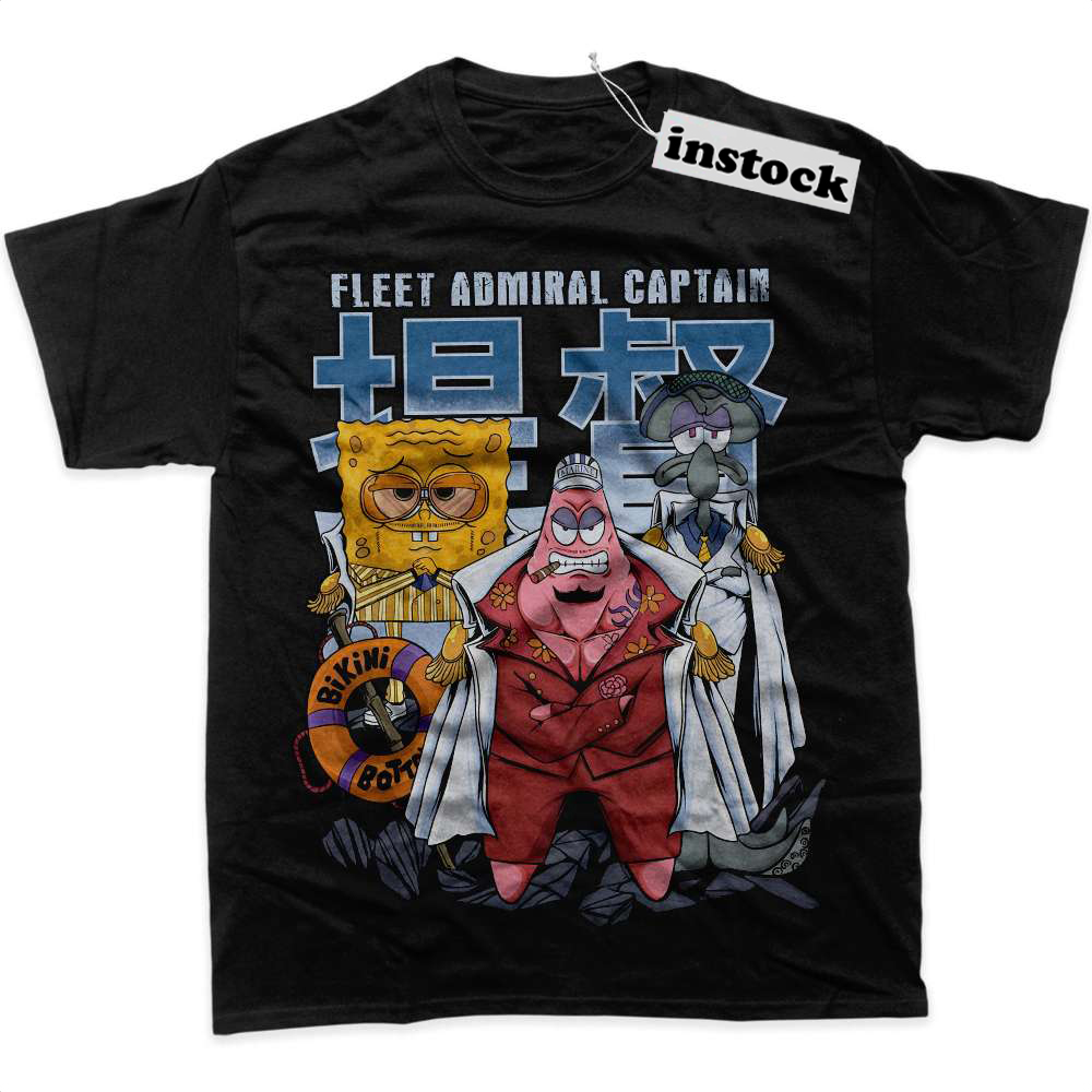 SpongeBob SquarePants Shirt, Animated Shirt, Graphic T-Shirt