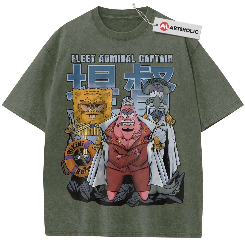 Alternative view of SpongeBob SquarePants Shirt, Animated Shirt, Vintage T-Shirt