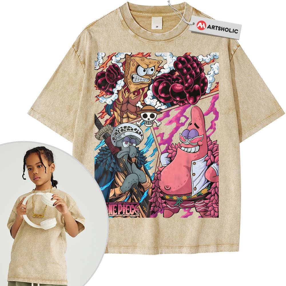 Alternative view of SpongeBob SquarePants Shirt For Kids, Animated Shirt For Kids, Vintage T-Shirt For Kids