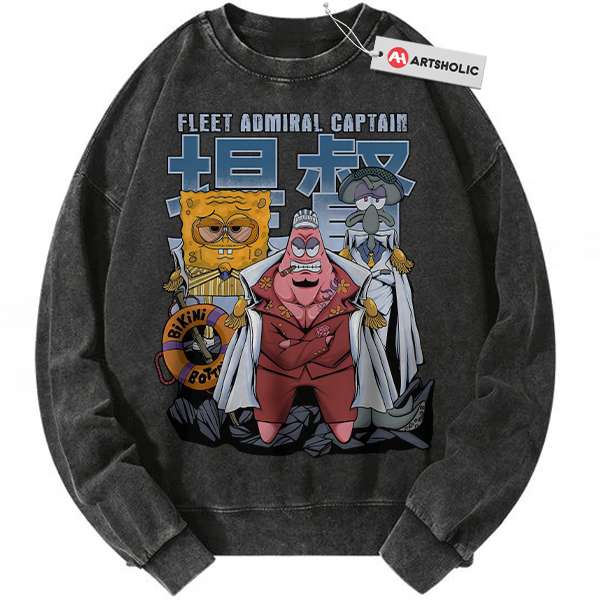 SpongeBob SquarePants Sweatshirt, Animated Sweatshirt, Vintage Sweatshirt