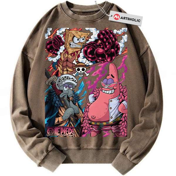 Alternative view of SpongeBob SquarePants Sweatshirt, Animated Sweatshirt, Vintage Sweatshirt