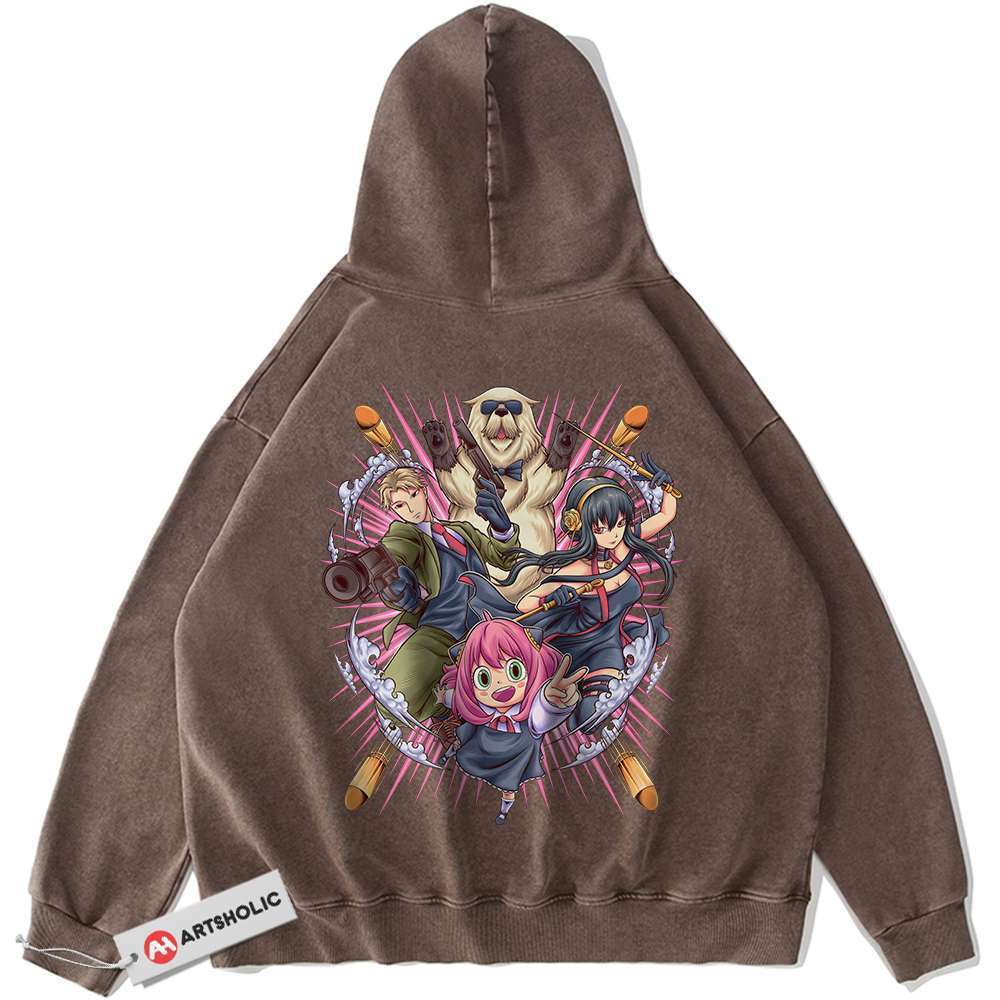 Alternative view of Spy x Family Hoodie, Anime Hoodie, Vintage Hoodie