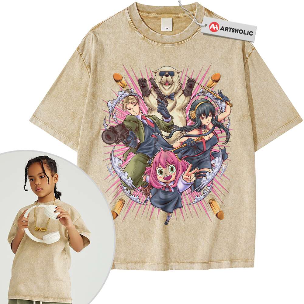 Alternative view of Spy x Family Shirt For Kids, Anime Shirt For Kids, Vintage T-Shirt For Kids