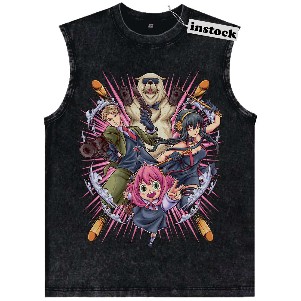 Spy x Family Tank Top, Anime Tank Top, Vintage Tank Top