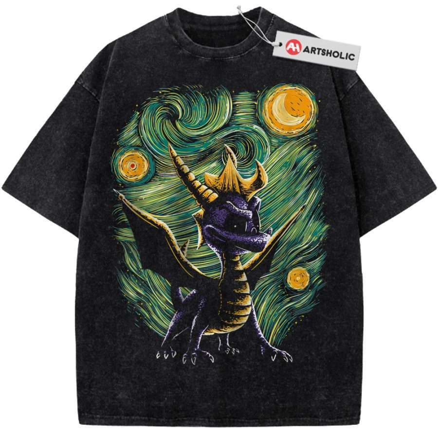 Alternative view of Spyro the Dragon Shirt, Game Shirt, Vintage T-Shirt