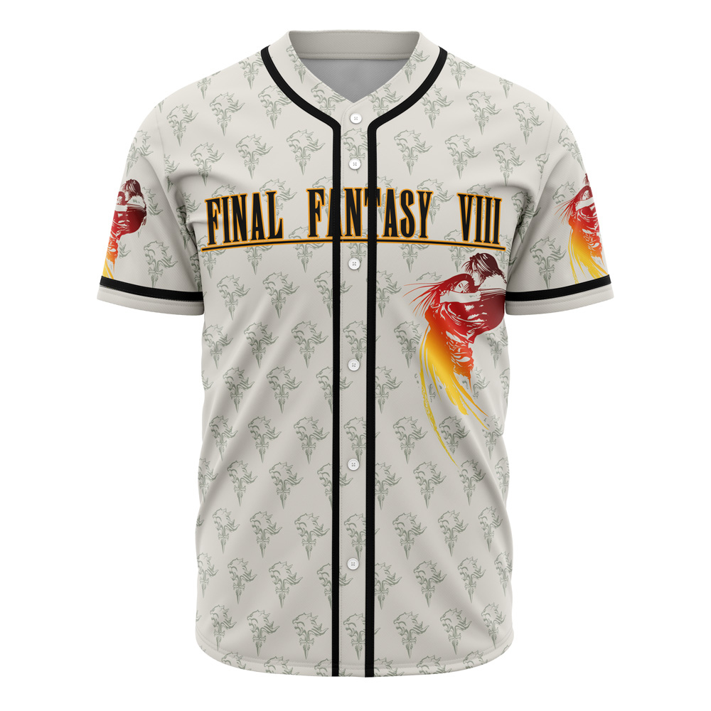 Squall Final Fantasy 8 Custom Baseball Jersey - Otaku Hall