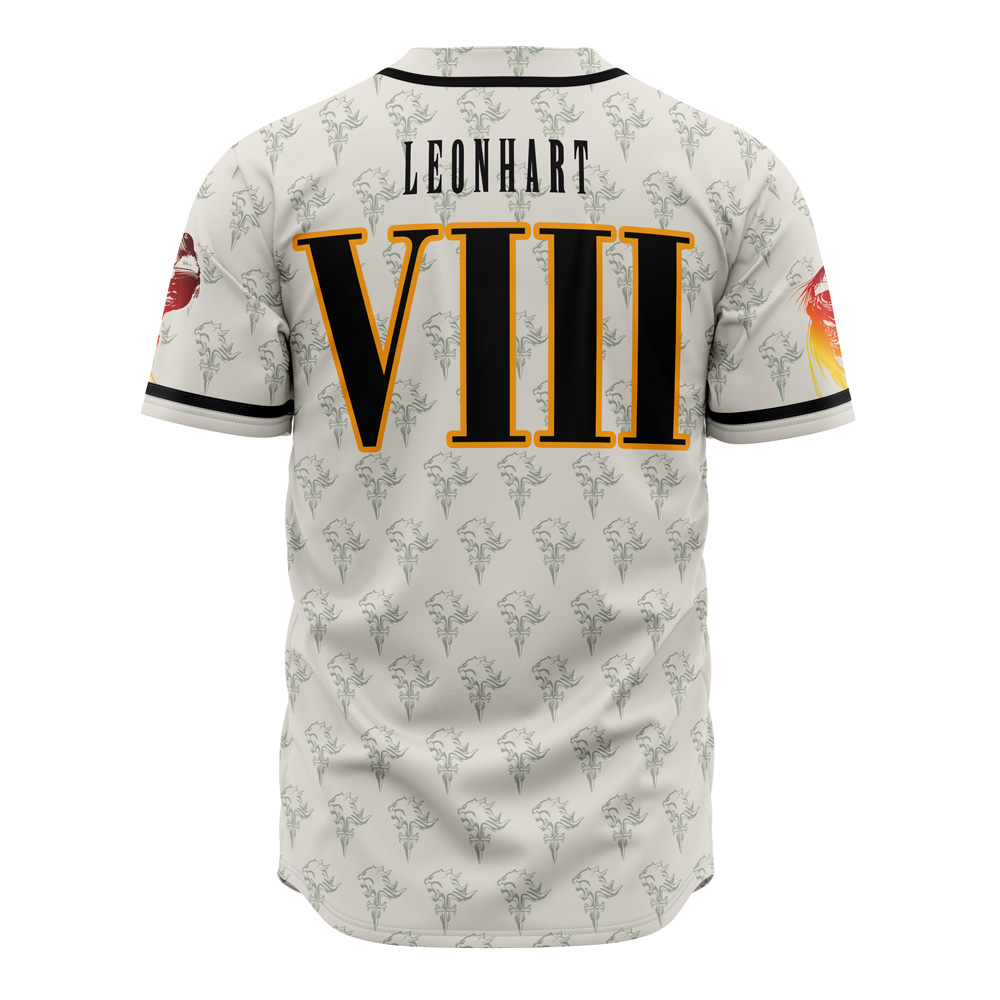 Alternative view of Squall Final Fantasy 8 Custom Baseball Jersey - Otaku Hall