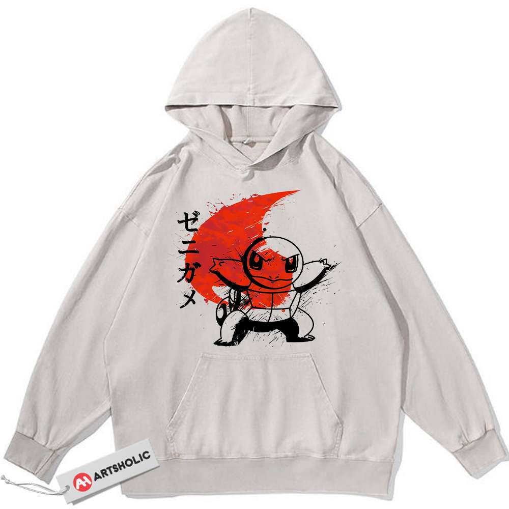 Squirtle Hoodie, Pokemon Hoodie, Anime Hoodie, Vintage Hoodie