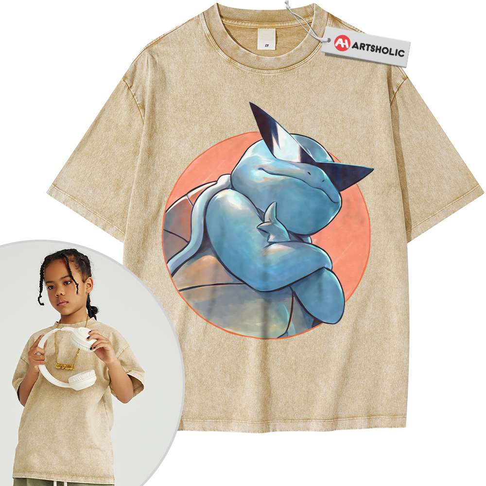 Alternative view of Squirtle Shirt For Kids, Pokemon Shirt For Kids, Anime Shirt For Kids, Vintage T-Shirt For Kids