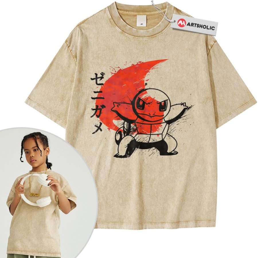 Alternative view of Squirtle Shirt For Kids, Pokemon Shirt For Kids, Anime Shirt For Kids, Vintage Tee For Kids