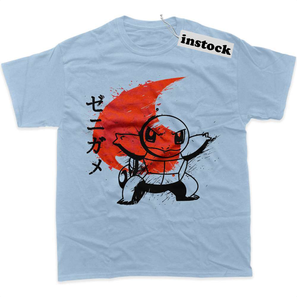 Squirtle Shirt, Pokemon Shirt, Anime Shirt, Graphic Tee
