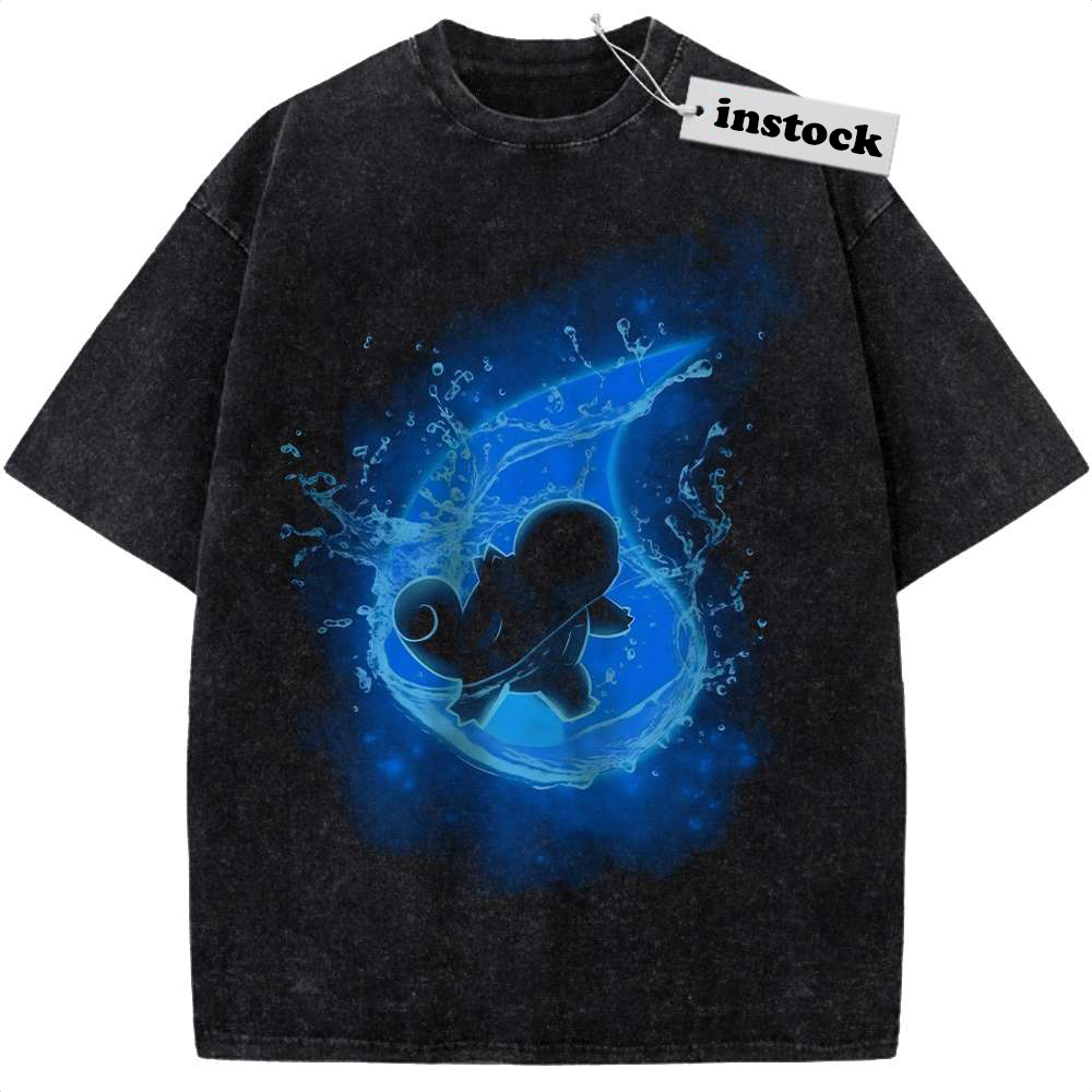 Squirtle Shirt, Pokemon shirt, Anime Shirt, Vintage T-Shirt