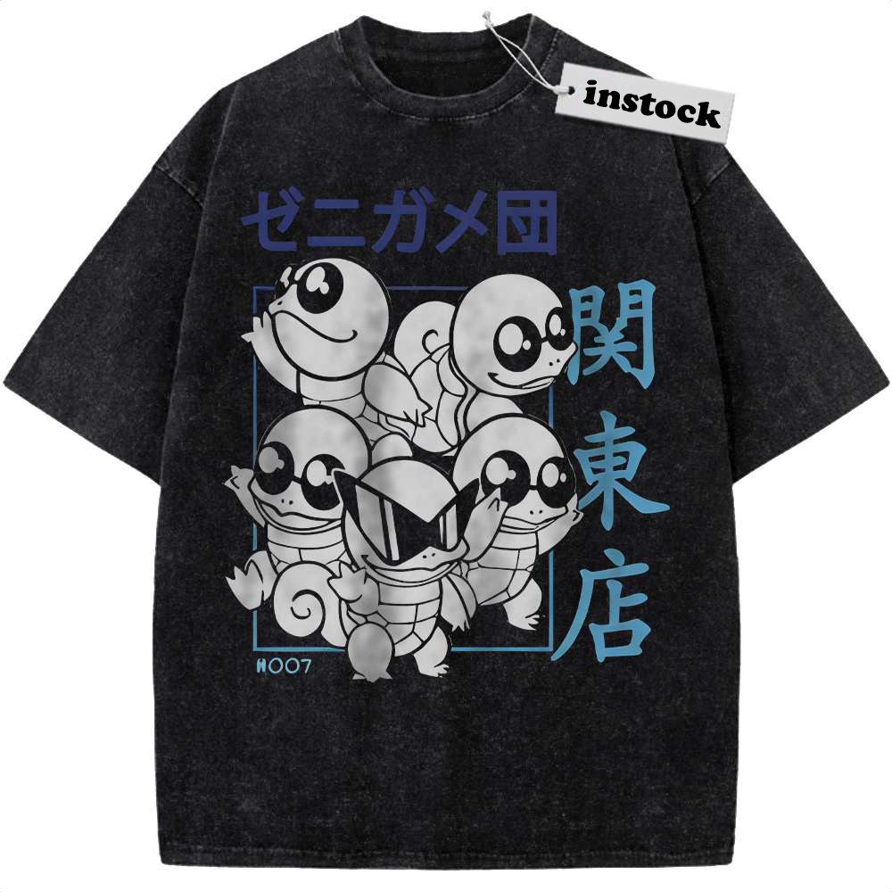 Squirtle Shirt, Pokemon shirt, Anime Shirt, Vintage Tee
