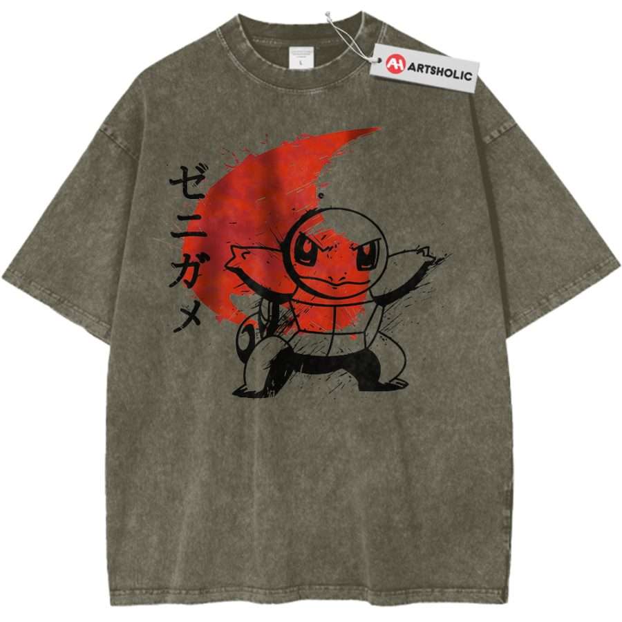 Alternative view of Squirtle Shirt, Pokemon shirt, Anime Shirt, Vintage Tee