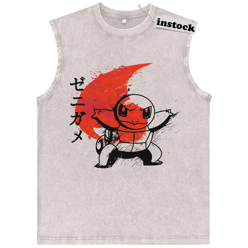 Squirtle Tank Top, Pokemon Tank Top, Vintage Tank Top