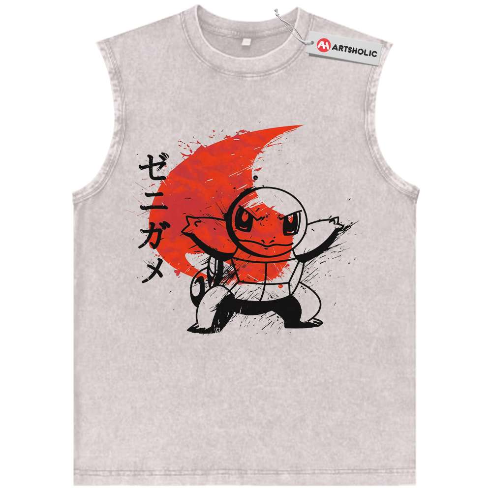 Squirtle Tank Top, Pokemon Tank Top, Vintage Tank Top