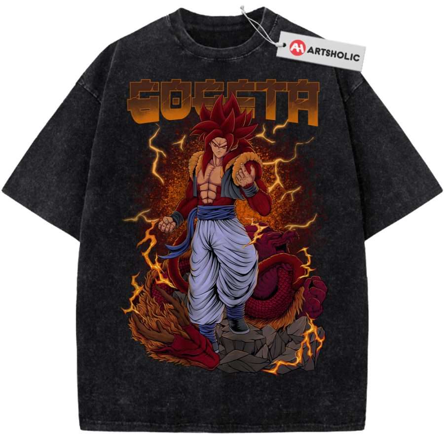 Alternative view of SSJ4 Vegito Shirt, Dragon Ball Z Shirt, DBZ Shirt, Anime Shirt, Vintage T-Shirt