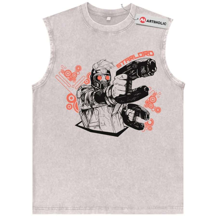 Alternative view of Star-Lord Tank Top, Guardians of the Galaxy Tank Top, Marvel Comics Tank Top, Vintage Tank Top