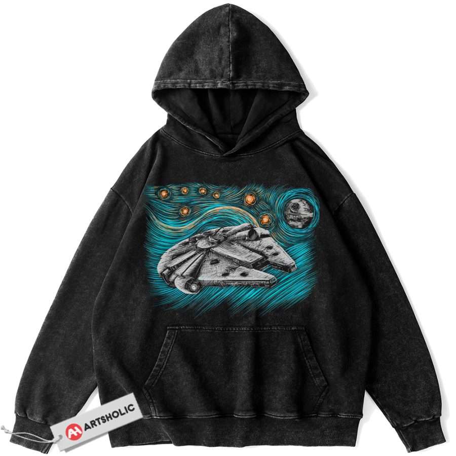 Alternative view of Star Wars Hoodie, Movie Hoodie, Vintage Hoodie