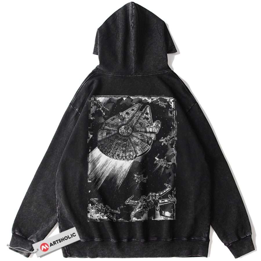 Alternative view of Star Wars Hoodie, Movie Hoodie, Vintage Hoodie