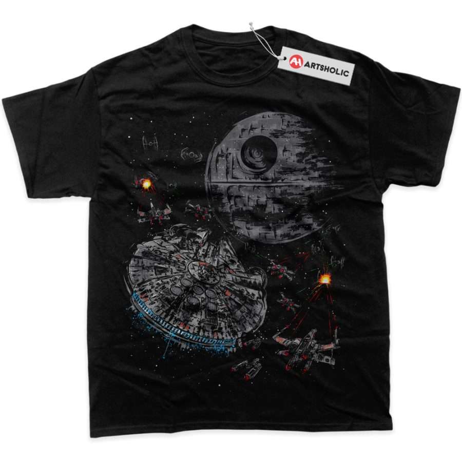 Alternative view of Star Wars Shirt, Movie Shirt, Graphic T-Shirt