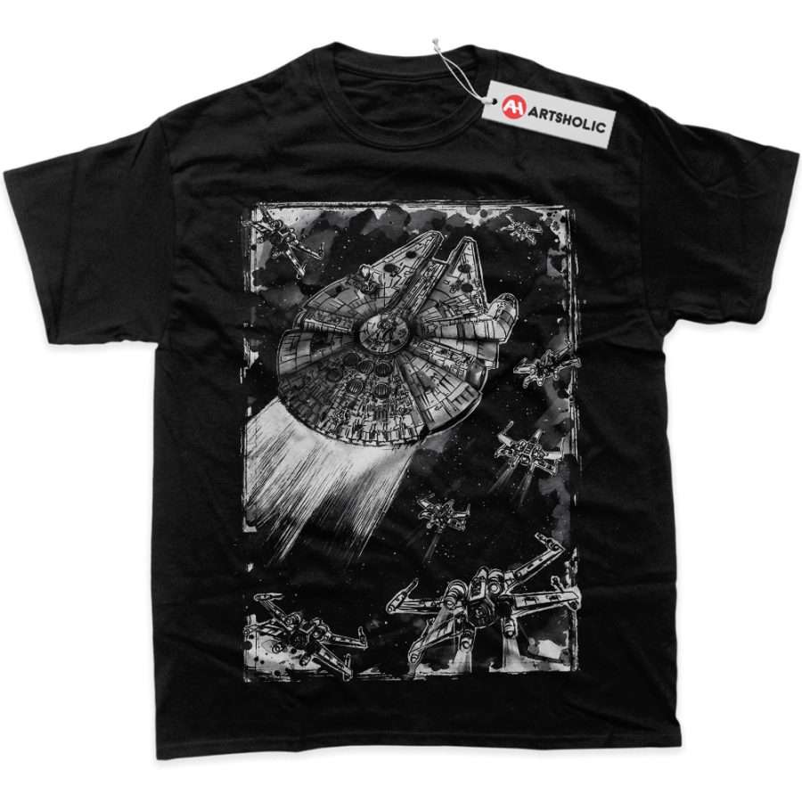 Alternative view of Star Wars Shirt, Movie Shirt, Graphic T-Shirt