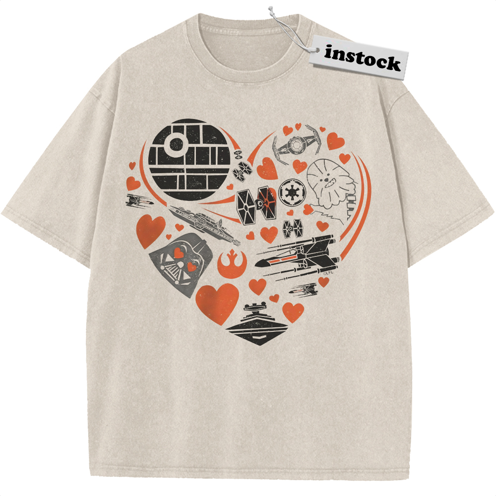 Star Wars Shirt, Valentine's Day Shirt, Movie Shirt, Vintage Tee