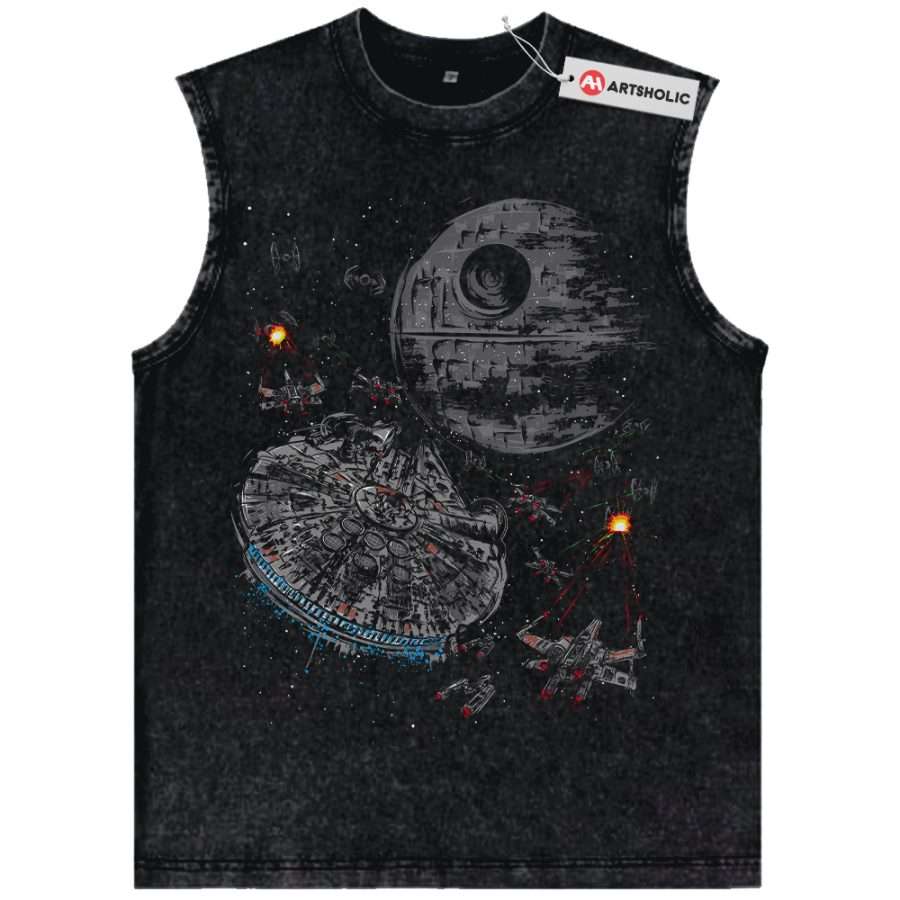 Alternative view of Star Wars Tank Top, Movie Tank Top, Vintage Tank Top