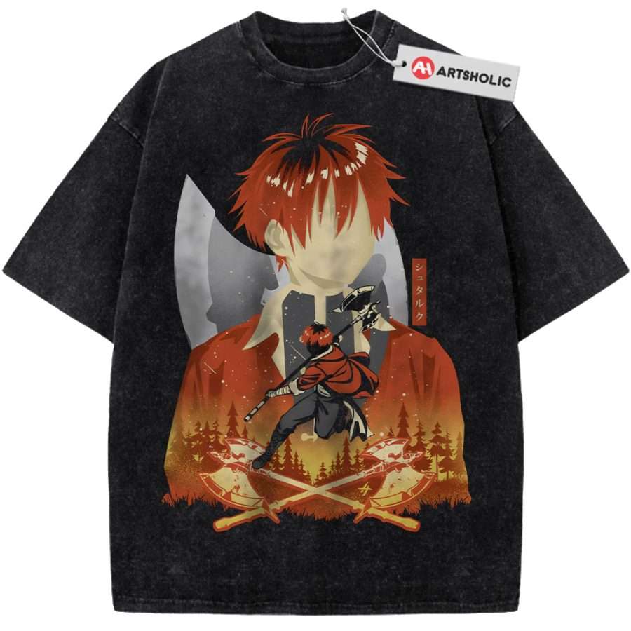 Alternative view of Stark Shirt, Frieren: Beyond Journey's End Shirt, Anime Shirt, Vintage Tee