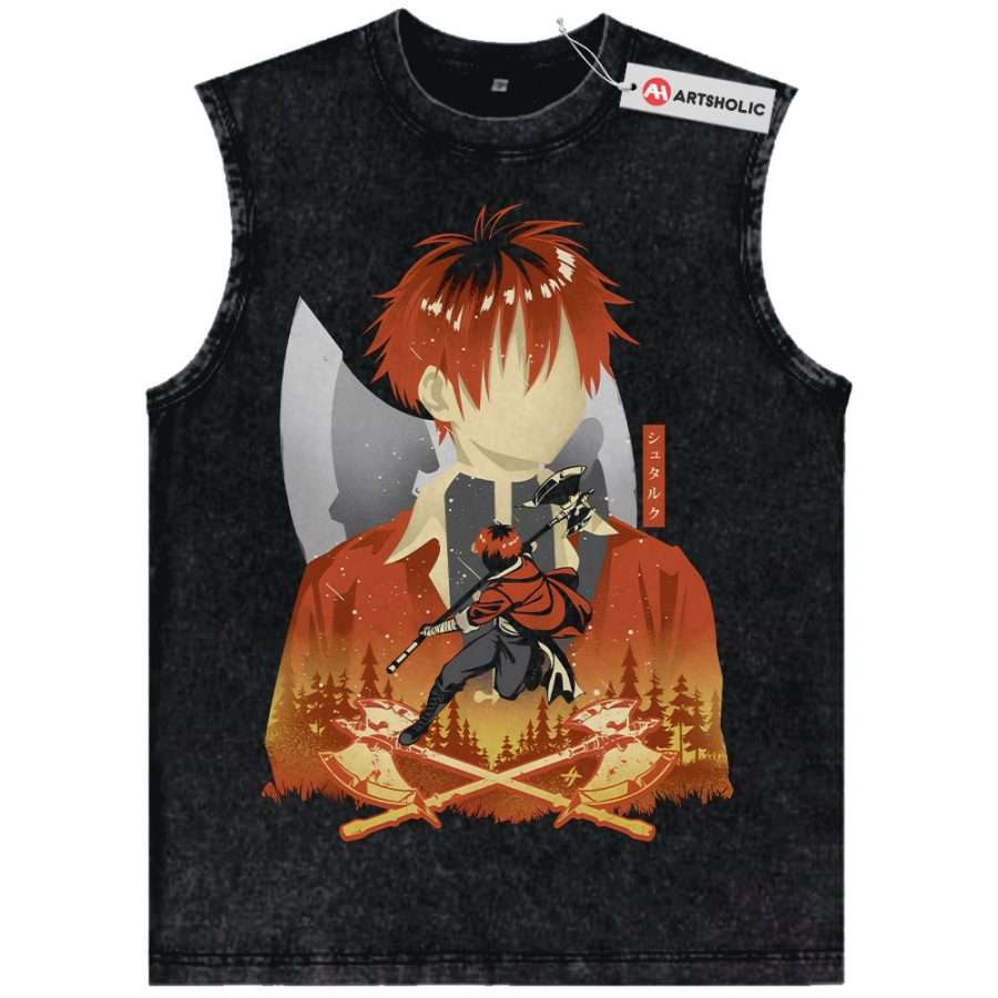 Alternative view of Stark Tank Top, Frieren: Beyond Journey's End Tank Top, Anime Tank Top, Vintage Tank Top