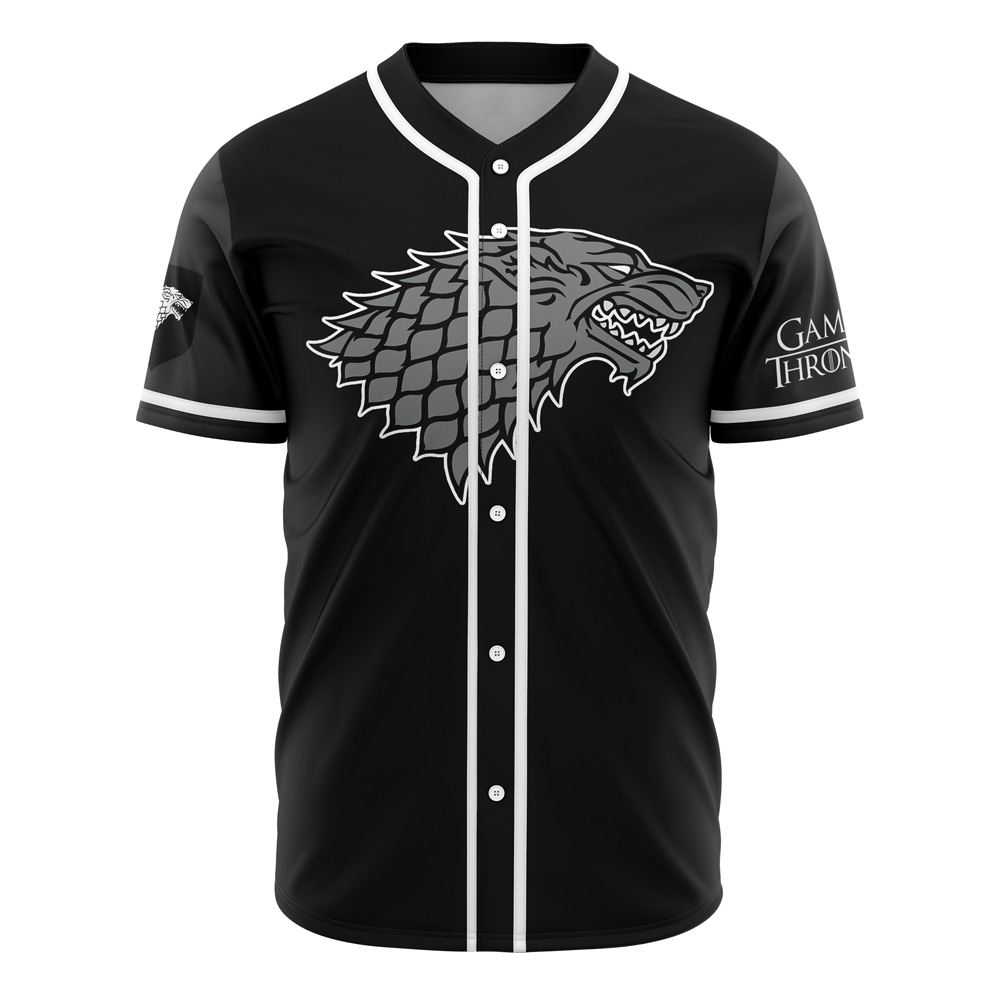 Starks Game of Thrones Custom Baseball Jersey - Otaku Hall