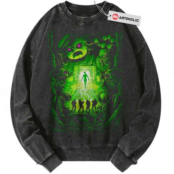 Stay Puft Marshmallow Man Sweatshirt, Ghostbusters Sweatshirt, Halloween Sweatshirt, Horror Sweatshirt, Vintage Sweater