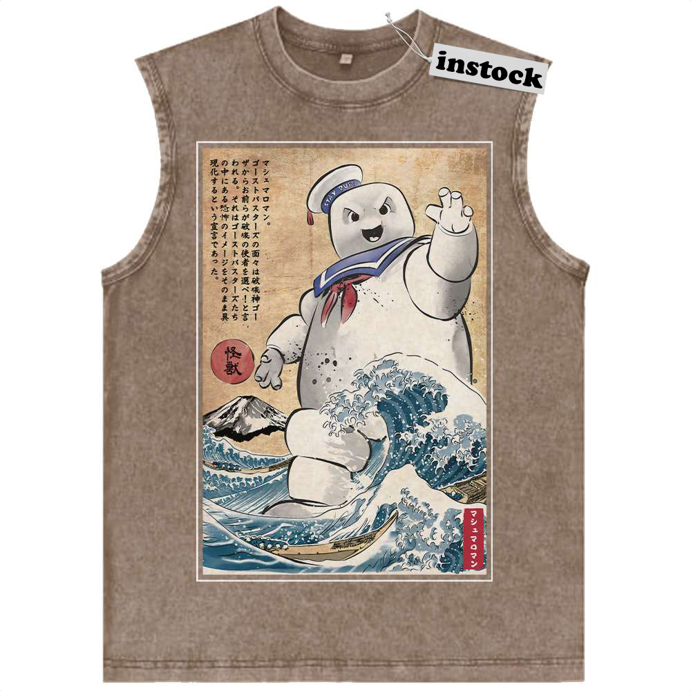 Stay Puft Marshmallow Man Tank Top, Ghostbusters Tank Top, Halloween Tank Top, Horror Tank Top, Vintage Tank Top