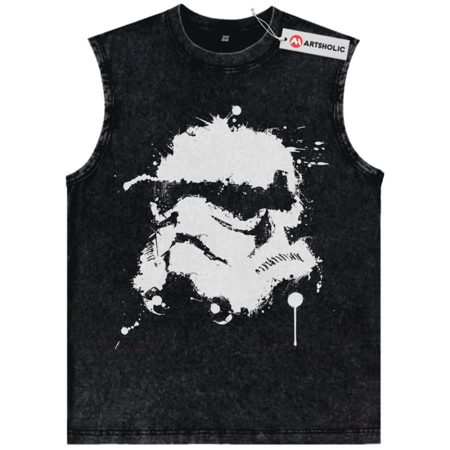 Alternative view of Stormtrooper Tank Top, Star Wars Tank Top, Movie Tank Top, Vintage Tank Top