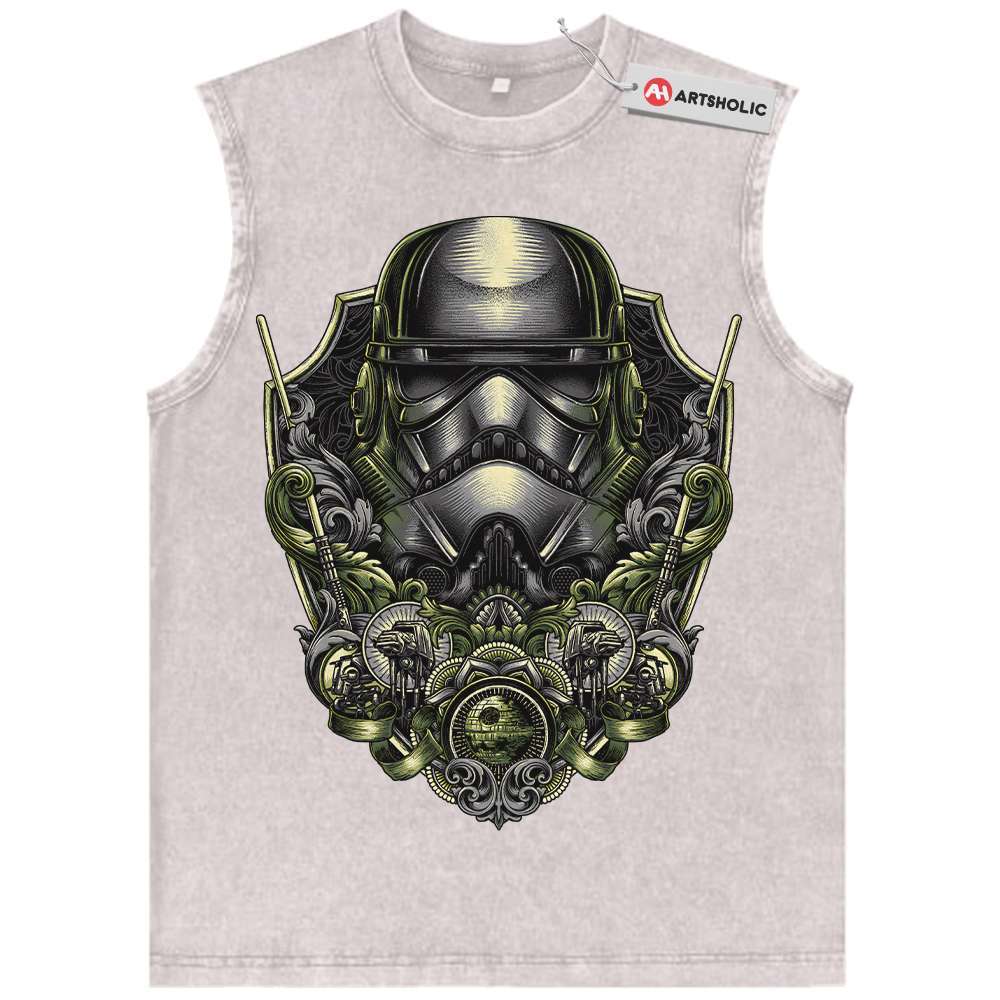 Alternative view of Stormtrooper Tank Top, Star Wars Tank Top, Movie Vintage Tank Top
