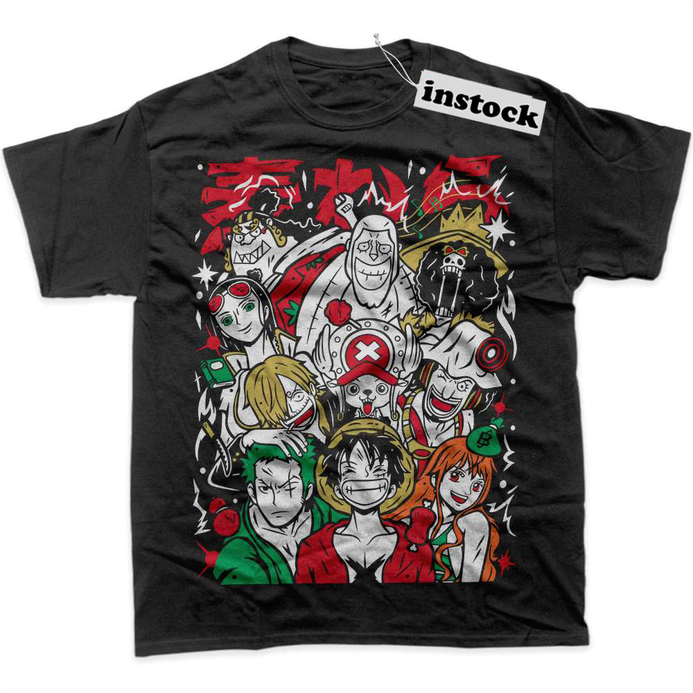 Straw Hat Pirates Shirt, One Piece Shirt, Anime Shirt, Graphic Tee