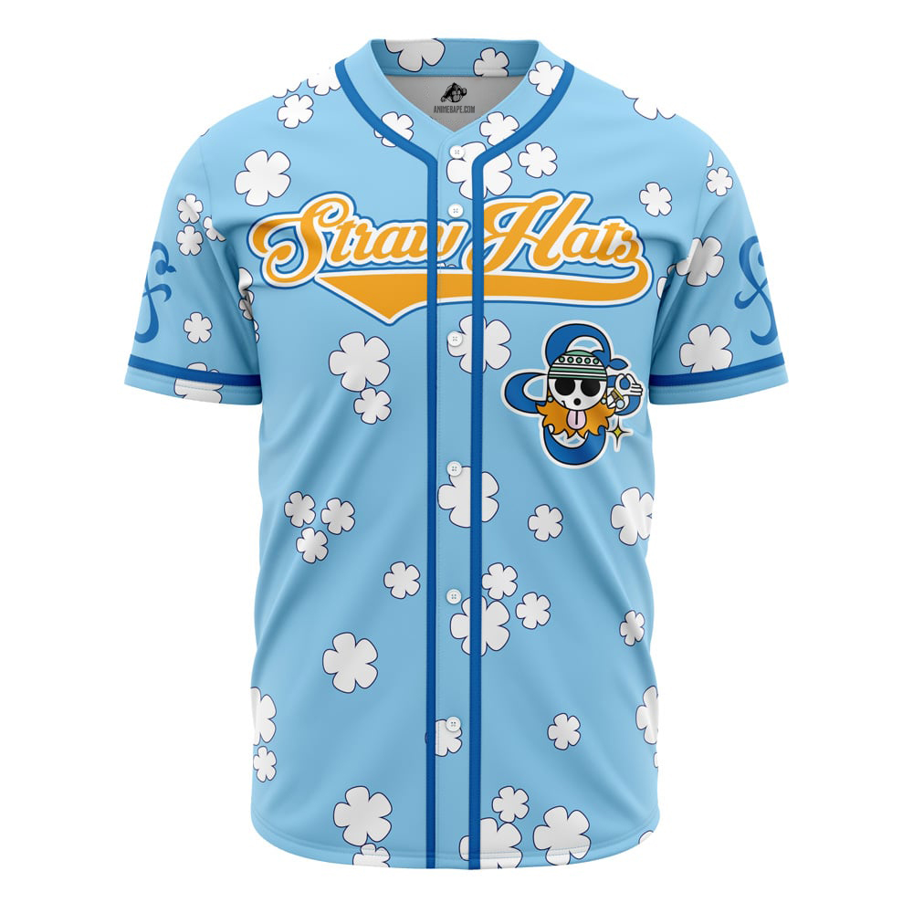 Straw Hats Nami One Piece Custom Baseball Jersey - Otaku Hall