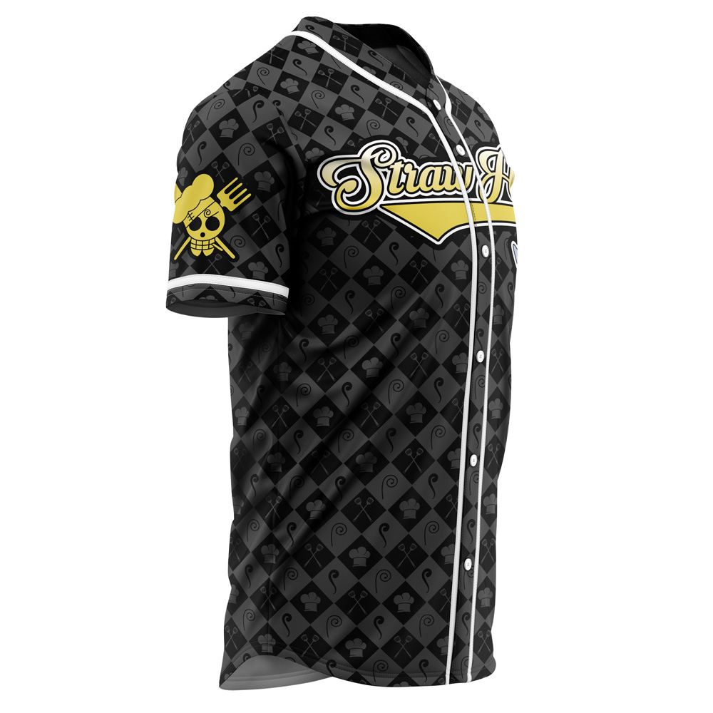 Alternative view of Straw Hats Sanji One Piece Baseball Jersey