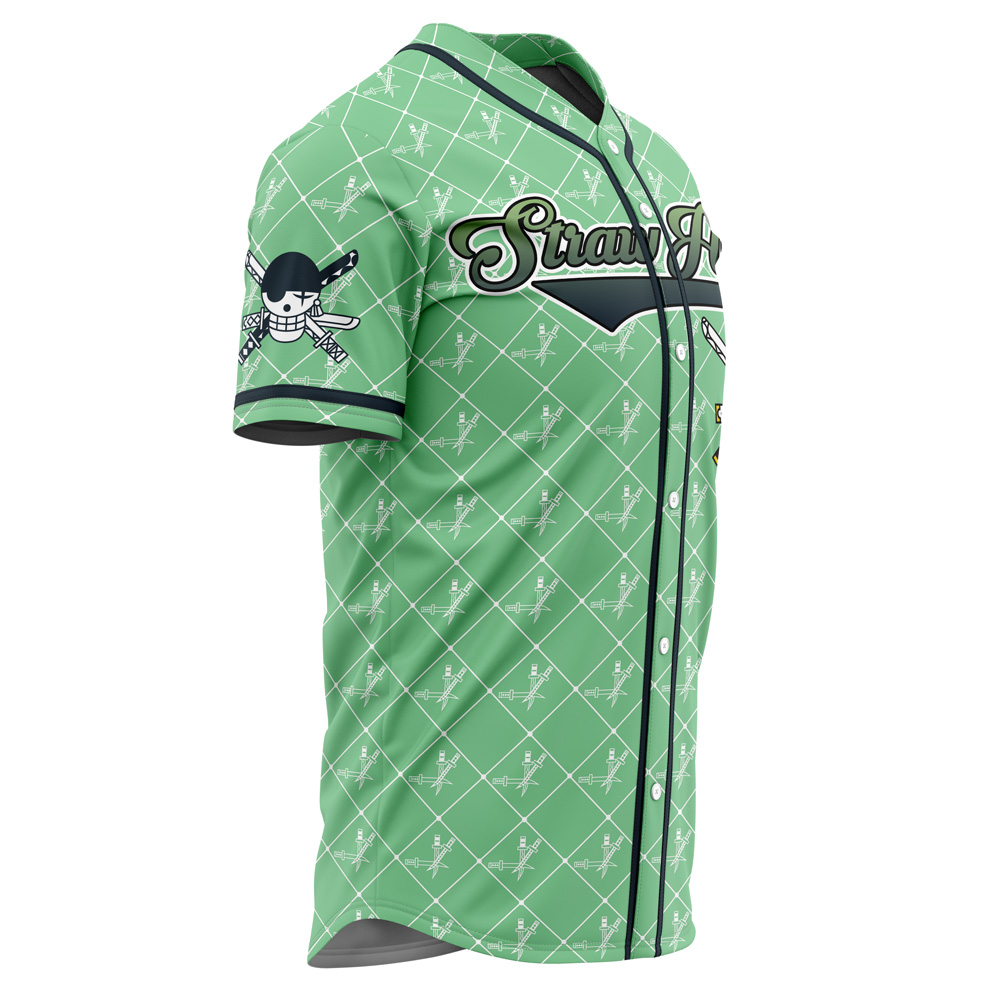 Alternative view of Straw Hats Zoro One Piece Baseball Jersey