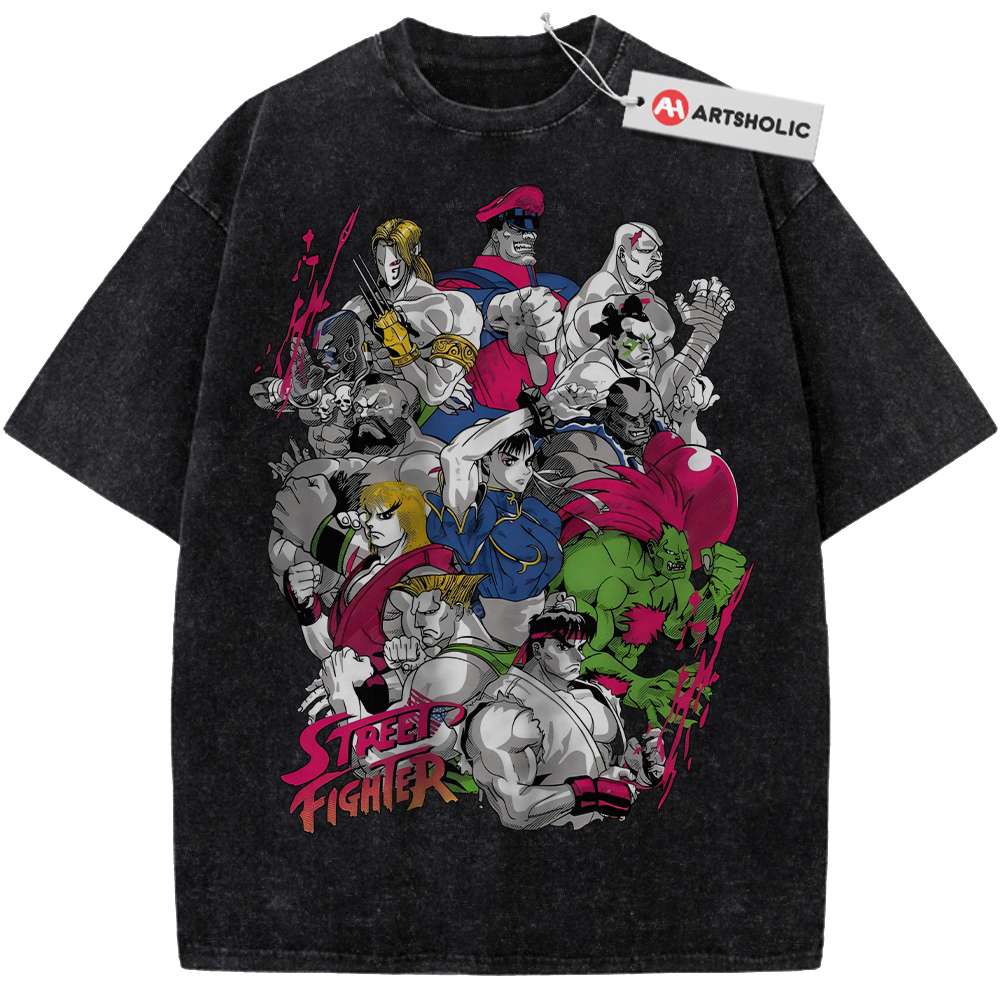 Alternative view of Street Fighter Shirt, Game Shirt, Vintage Tee