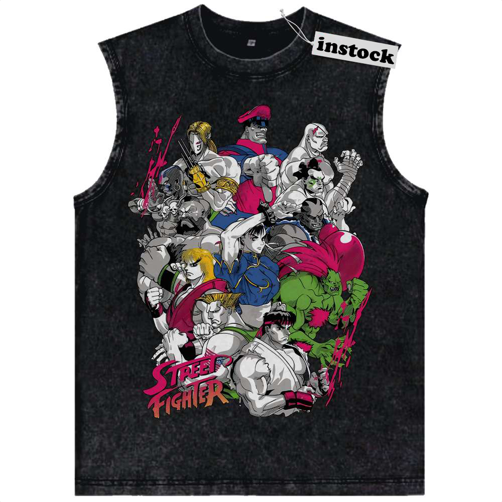 Street Fighter Tank Top, Game Tank Top, Vintage Tank Top