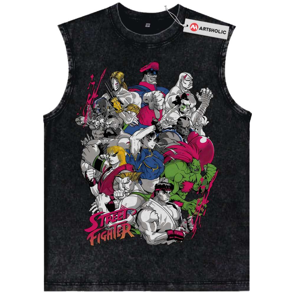 Street Fighter Tank Top, Game Tank Top, Vintage Tank Top