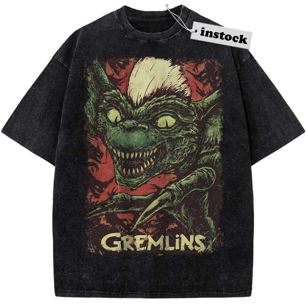 Stripe Shirt, Gremlins Shirt, Halloween Shirt, Horror Shirt, Vintage T-Shirt