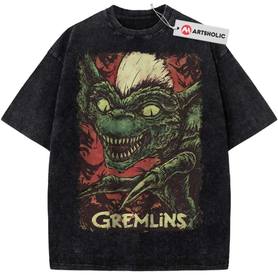 Alternative view of Stripe Shirt, Gremlins Shirt, Halloween Shirt, Horror Shirt, Vintage T-Shirt