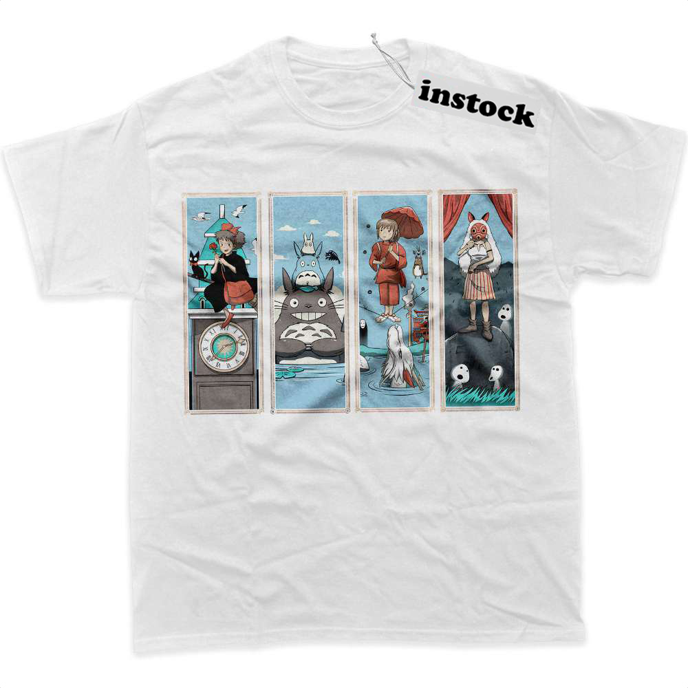 Studio Ghibli Shirt, Anime Shirt, Graphic T-Shirt
